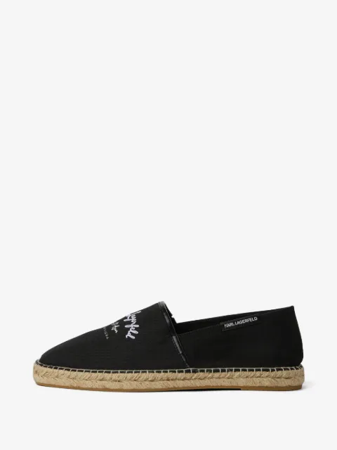 Karl Lagerfeld Kamino Riviera embroidery espadrilles