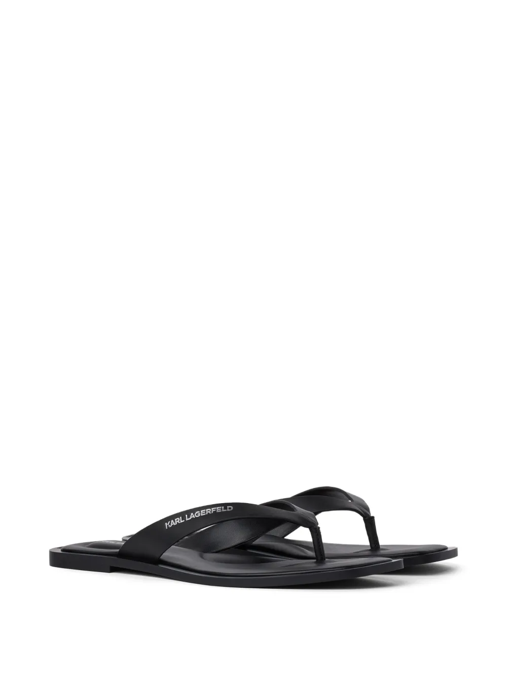 Karl Lagerfeld Jeans Kastor IV teenslippers Zwart