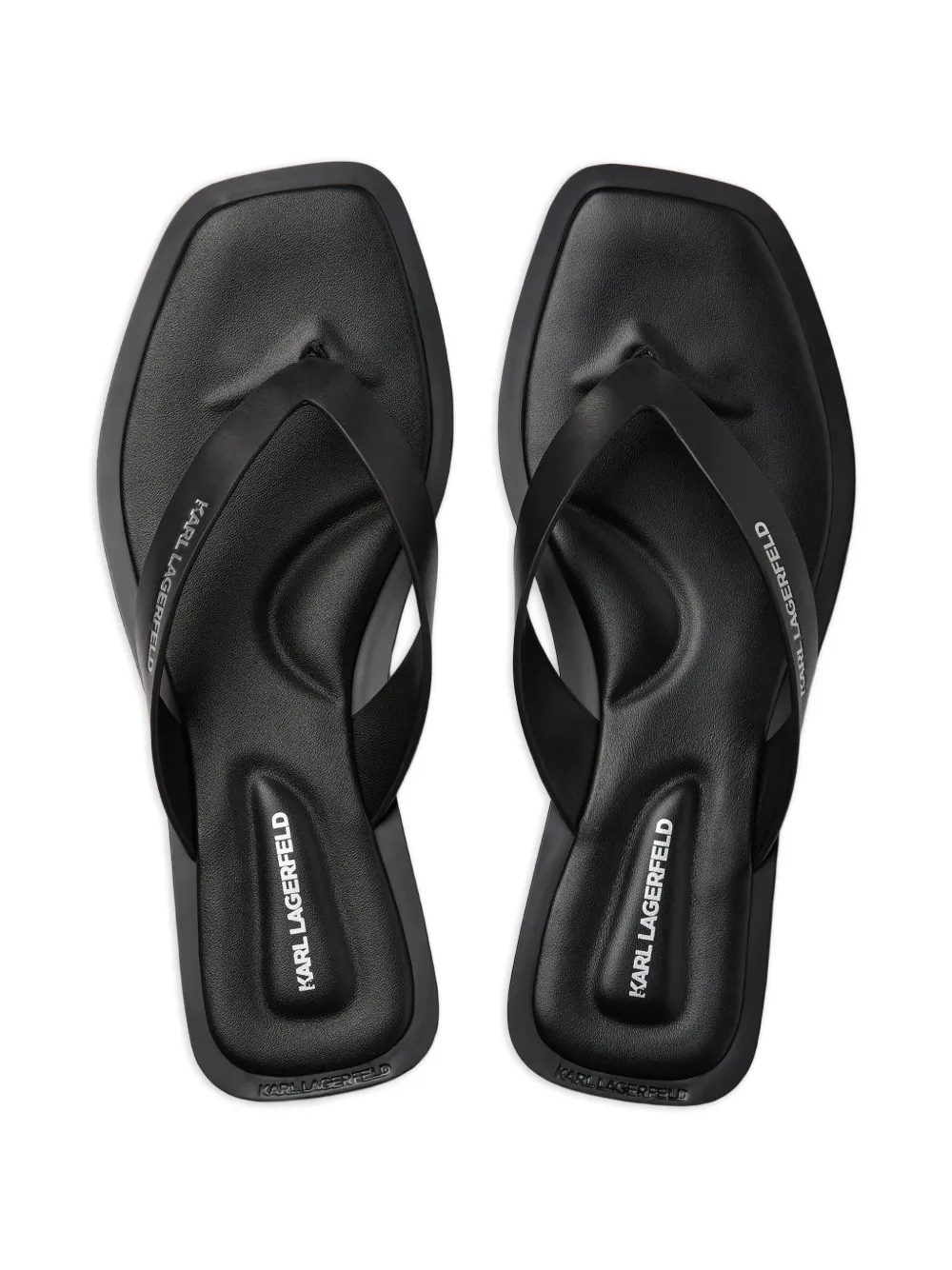 Karl Lagerfeld Jeans Kastor IV teenslippers Zwart