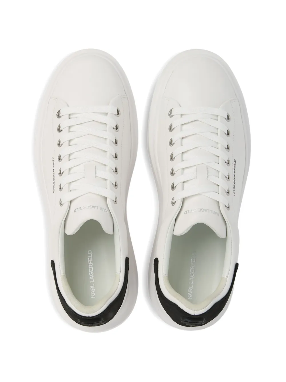 Karl Lagerfeld Kore Ikon Relief sneakers Wit