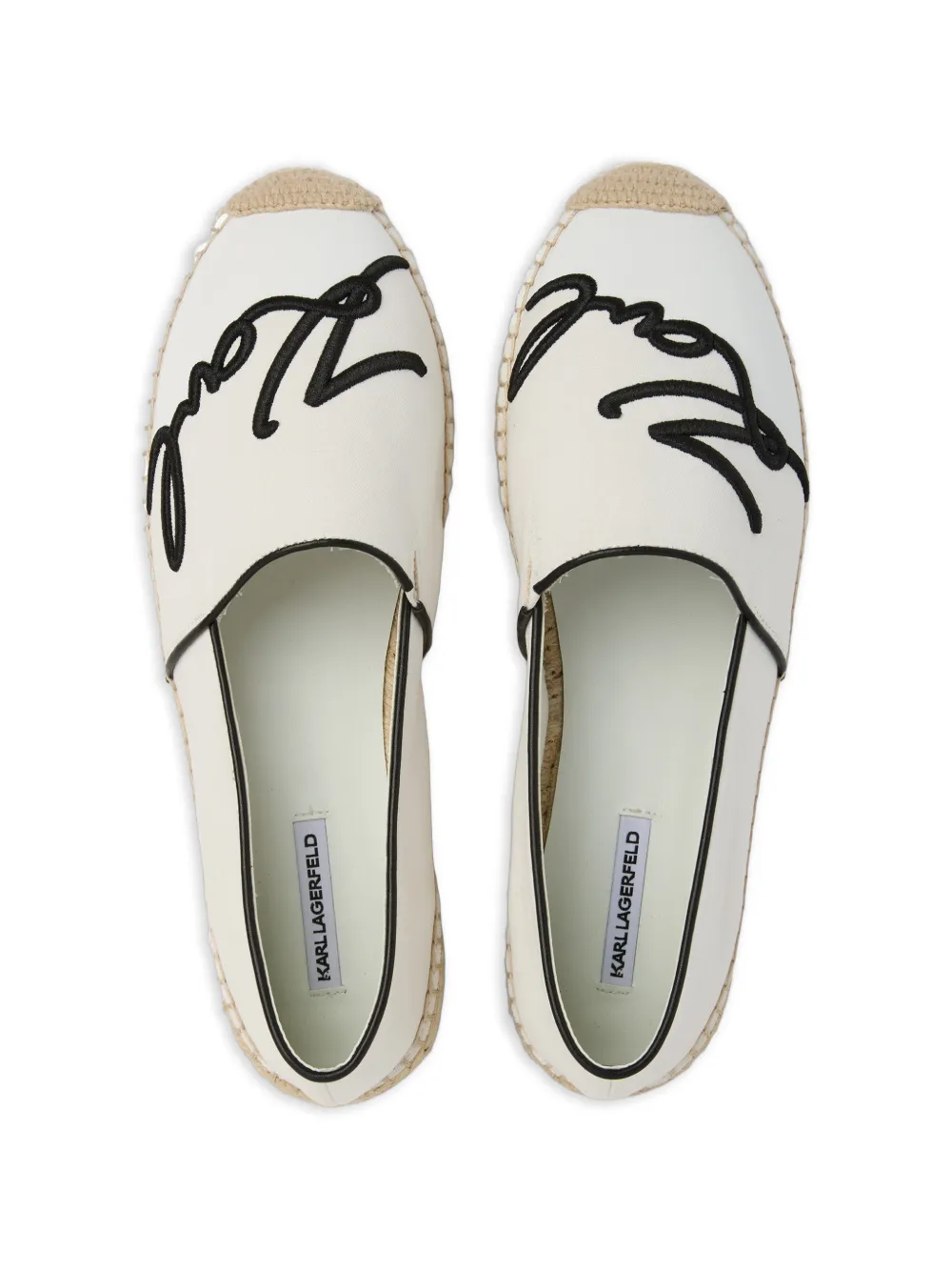 Karl Lagerfeld Kamini espadrilles Wit