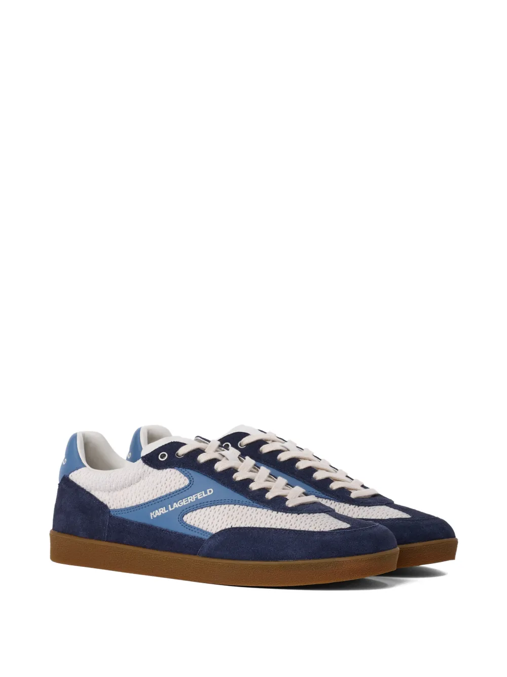 Karl Lagerfeld Jeans Kandidate sneakers met vlakken Blauw