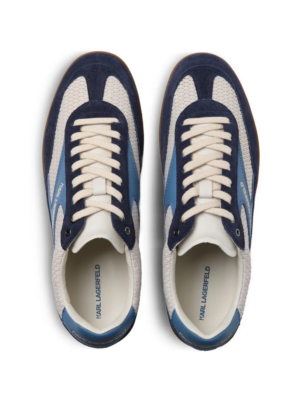 Karl Lagerfeld Jeans Kandidate sneakers met vlakken Blauw