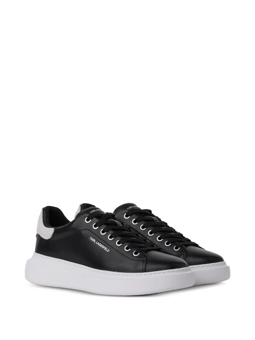 Karl Lagerfeld Kore Ikon Relief sneakers Zwart