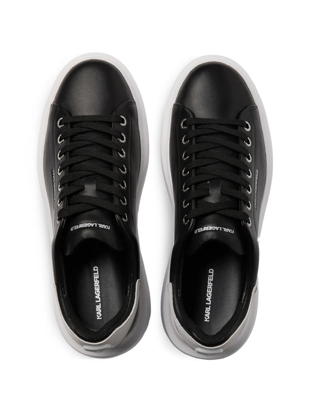 Karl Lagerfeld Kore Ikon Relief sneakers Zwart