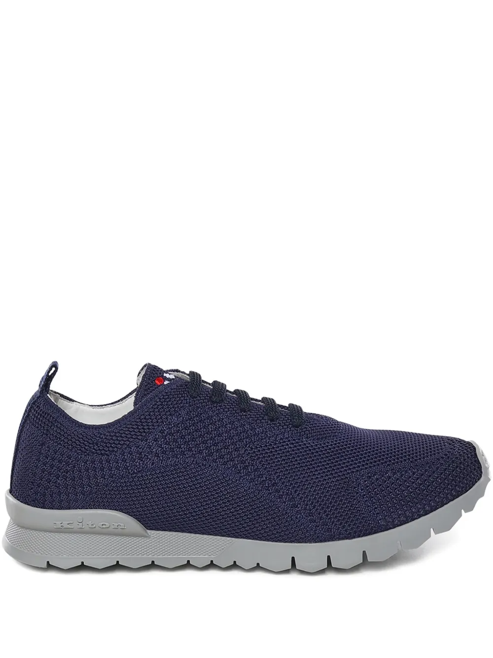 Kiton textured sneakers - Blau