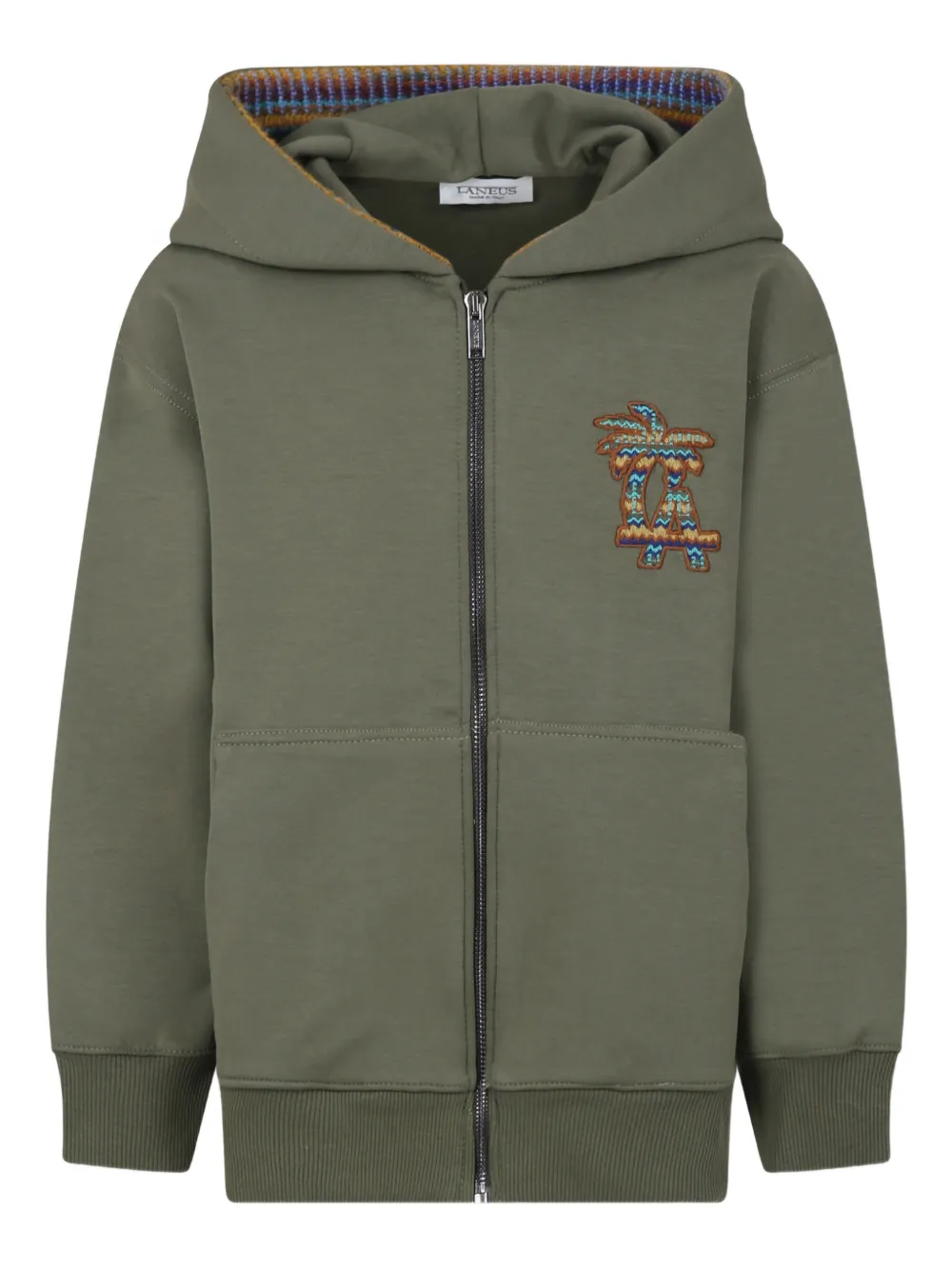 Laneus hoodie con cierre | verde | Image 1