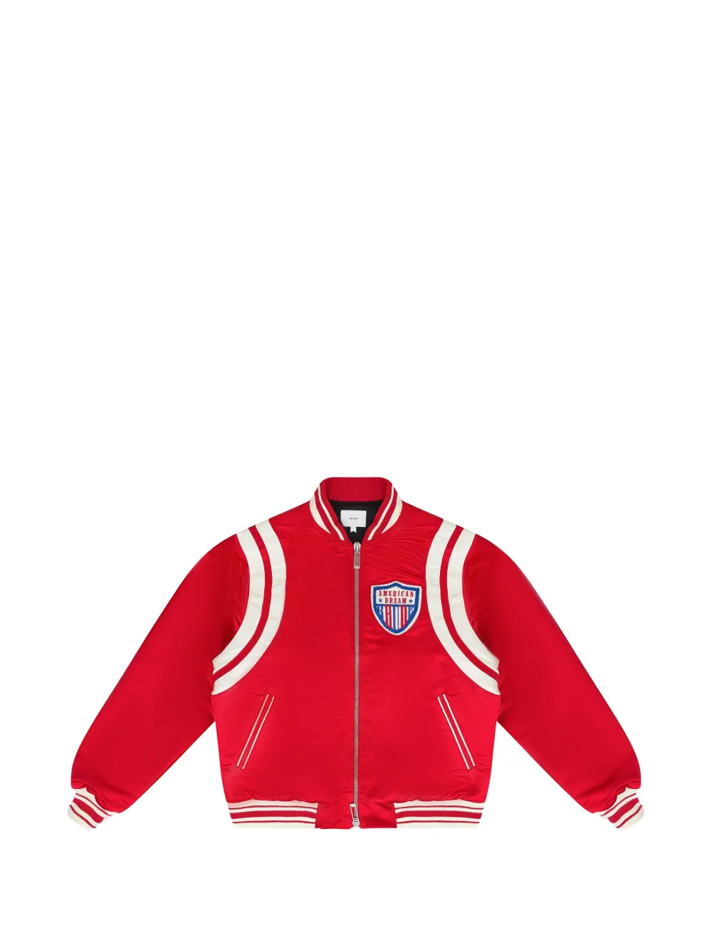 RHUDE satin bomber jacket - Rosso