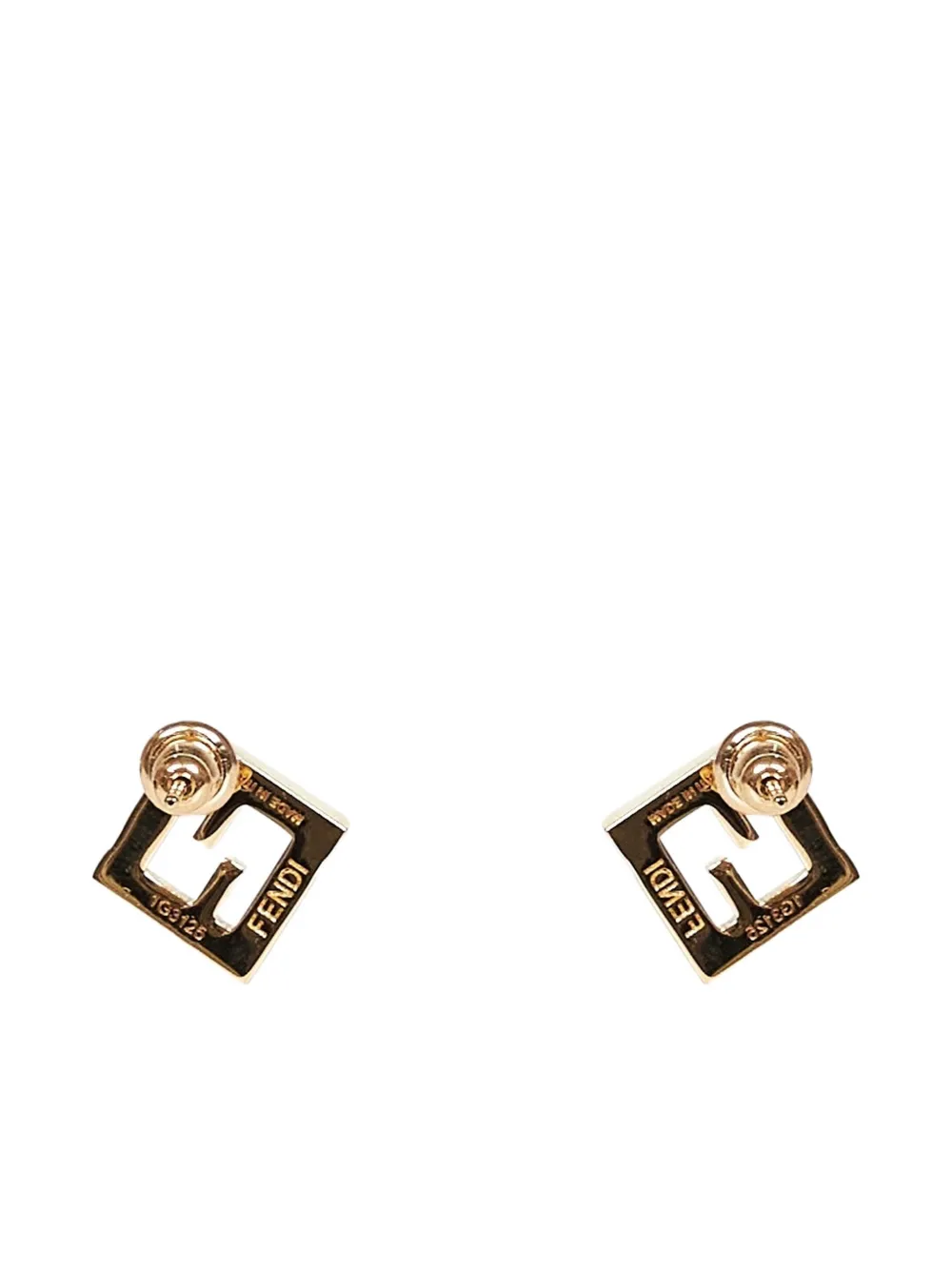 FENDI Forever logo earrings - Goud