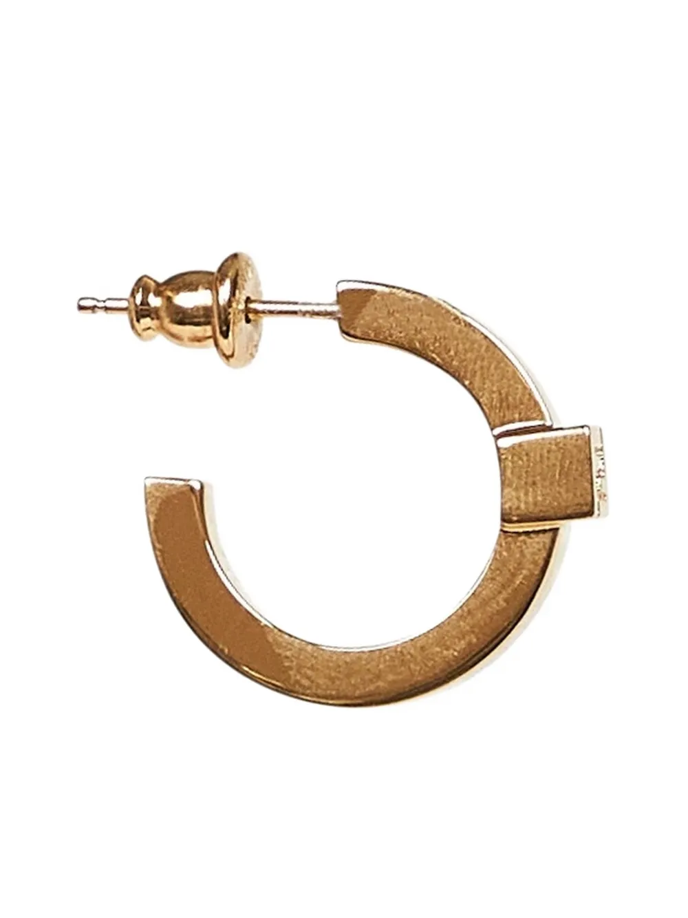 FENDI FF-logo hoop earrings - Goud