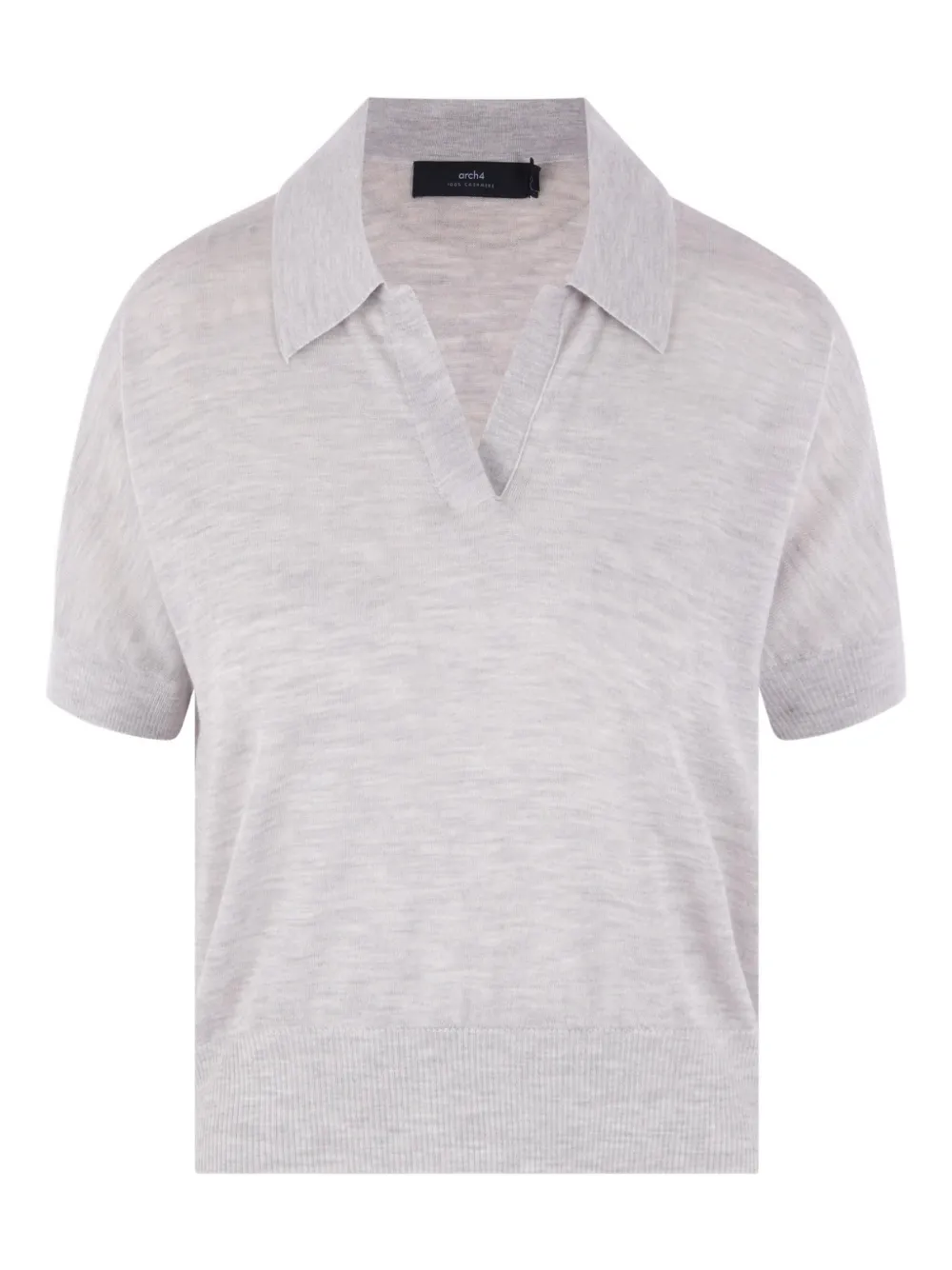 arch4 V-neck short-sleeve T-shirt - Grigio