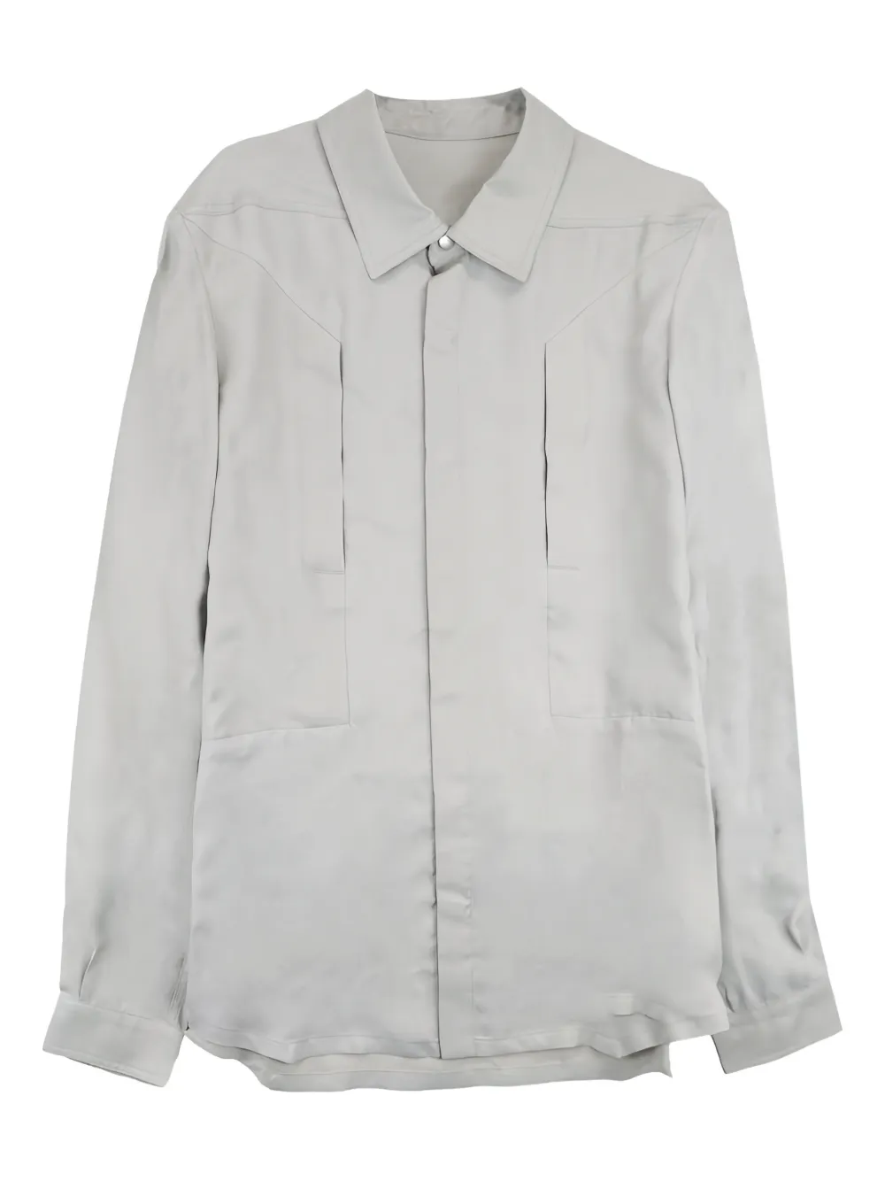 Rick Owens pocket shirt | Grey | Image 1