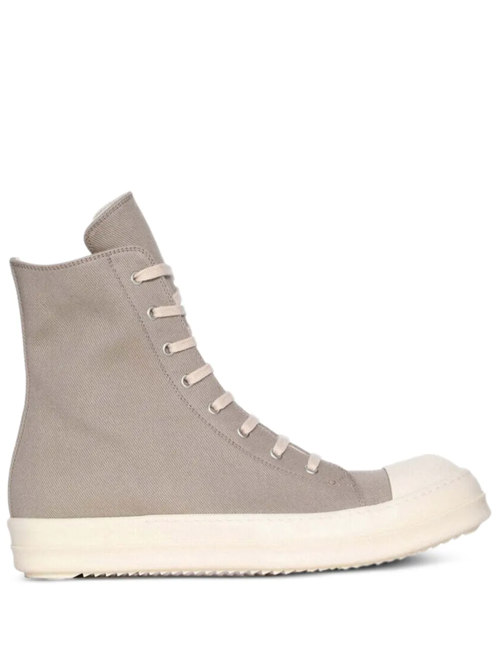 Rick Owens DRKSHDW laced high-top sneakers - Grigio