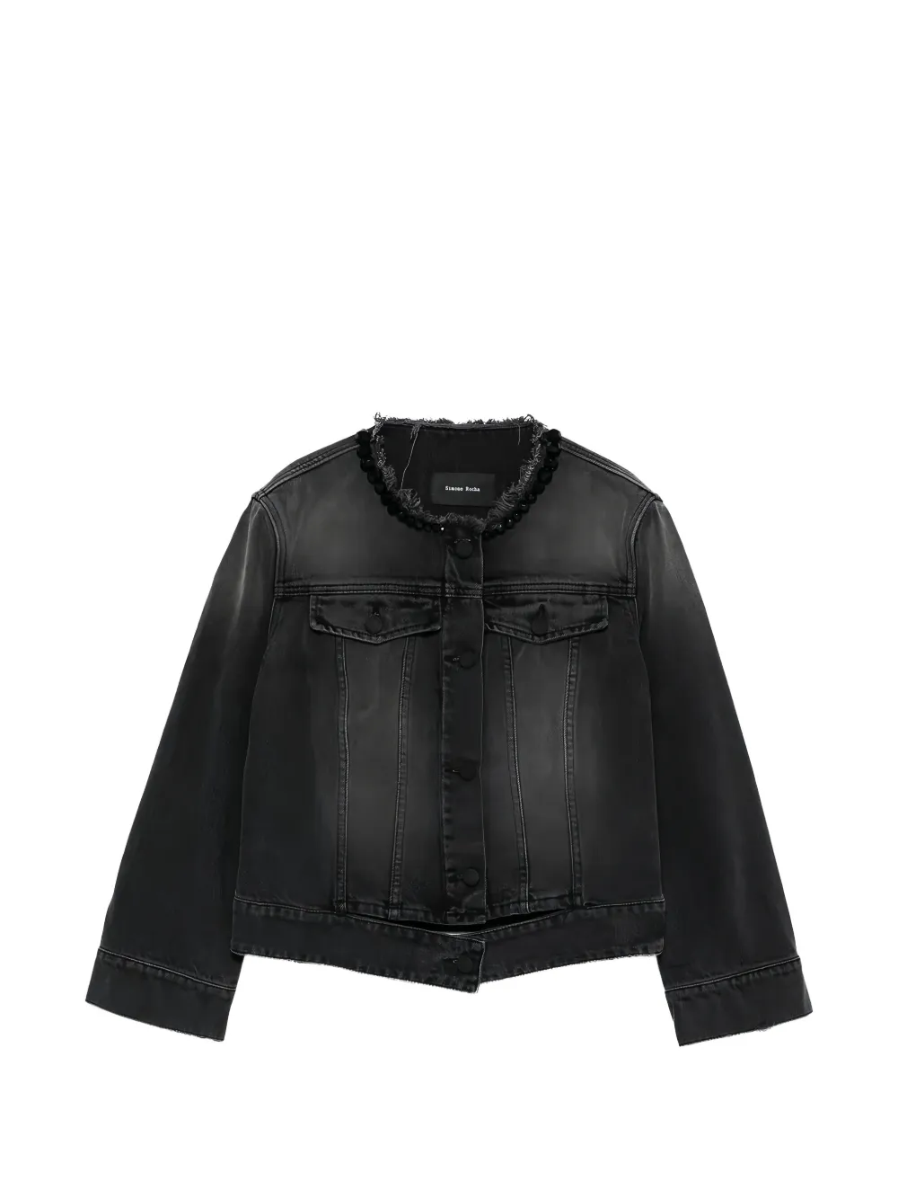 Simone Rocha Piumino con effetto vissuto - Grigio