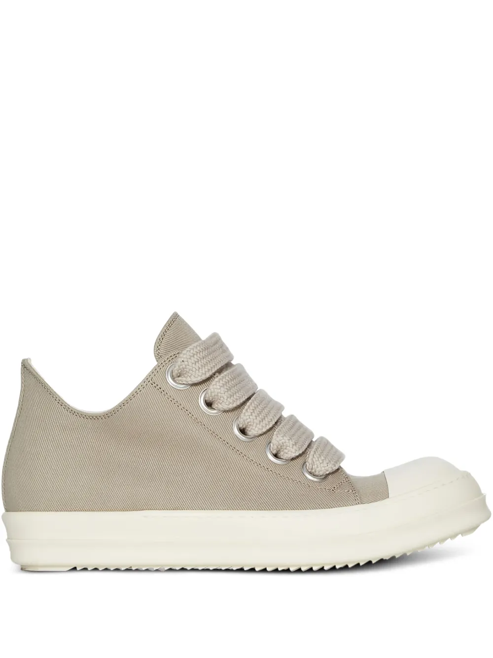 Rick Owens DRKSHDW Jumbo eyelet lace-up sneakers - Toni neutri