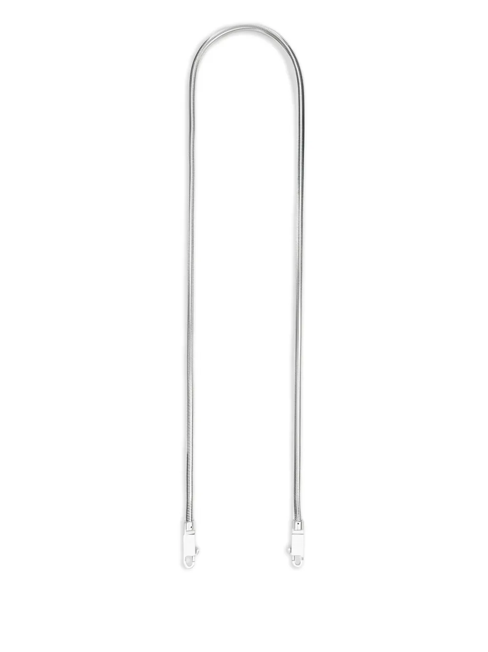 Rick Owens llavero con cadena de serpiente | plateado | Image 1