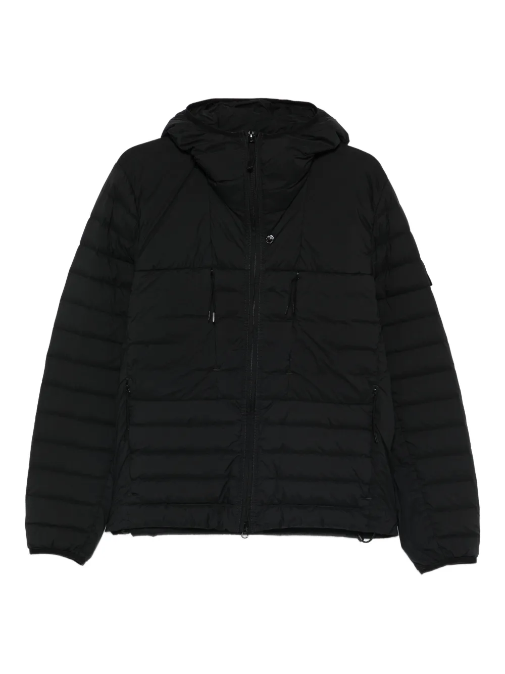 Stone Island hooded padded jacket - Nero