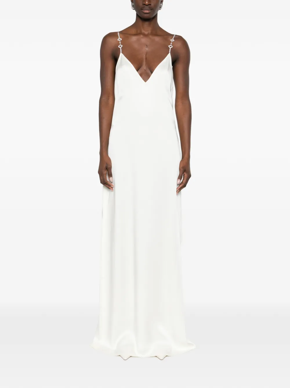 Gucci V-neck maxi dress - Wit