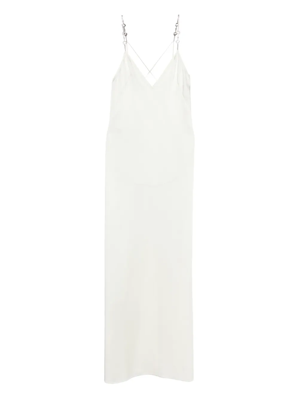 Gucci V-neck maxi dress - White