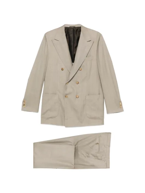 Kiton double-breasted suit