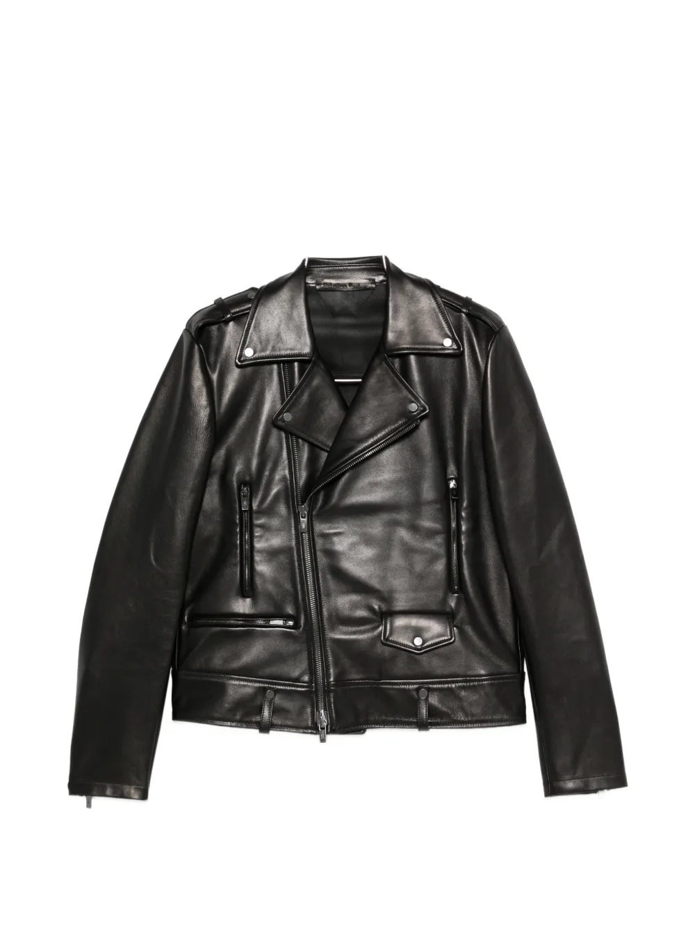 Salvatore Santoro leather biker jacket - Nero