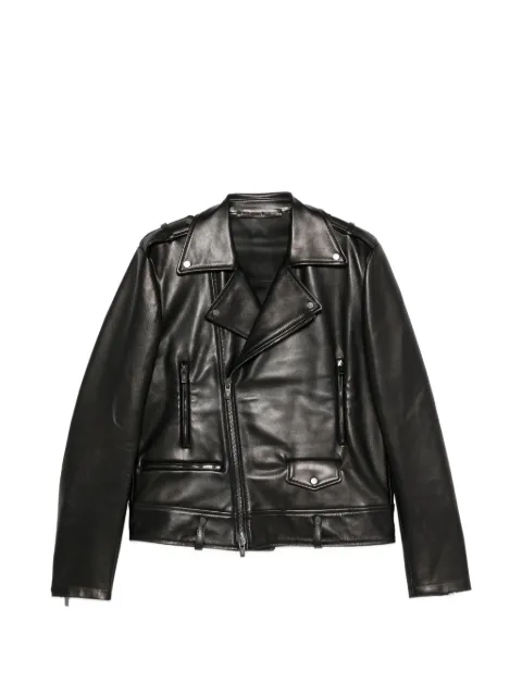 Salvatore Santoro leather biker jacket