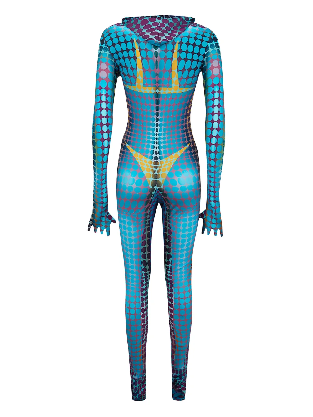 Jean Paul Gaultier polka-dot jumpsuit - Blauw