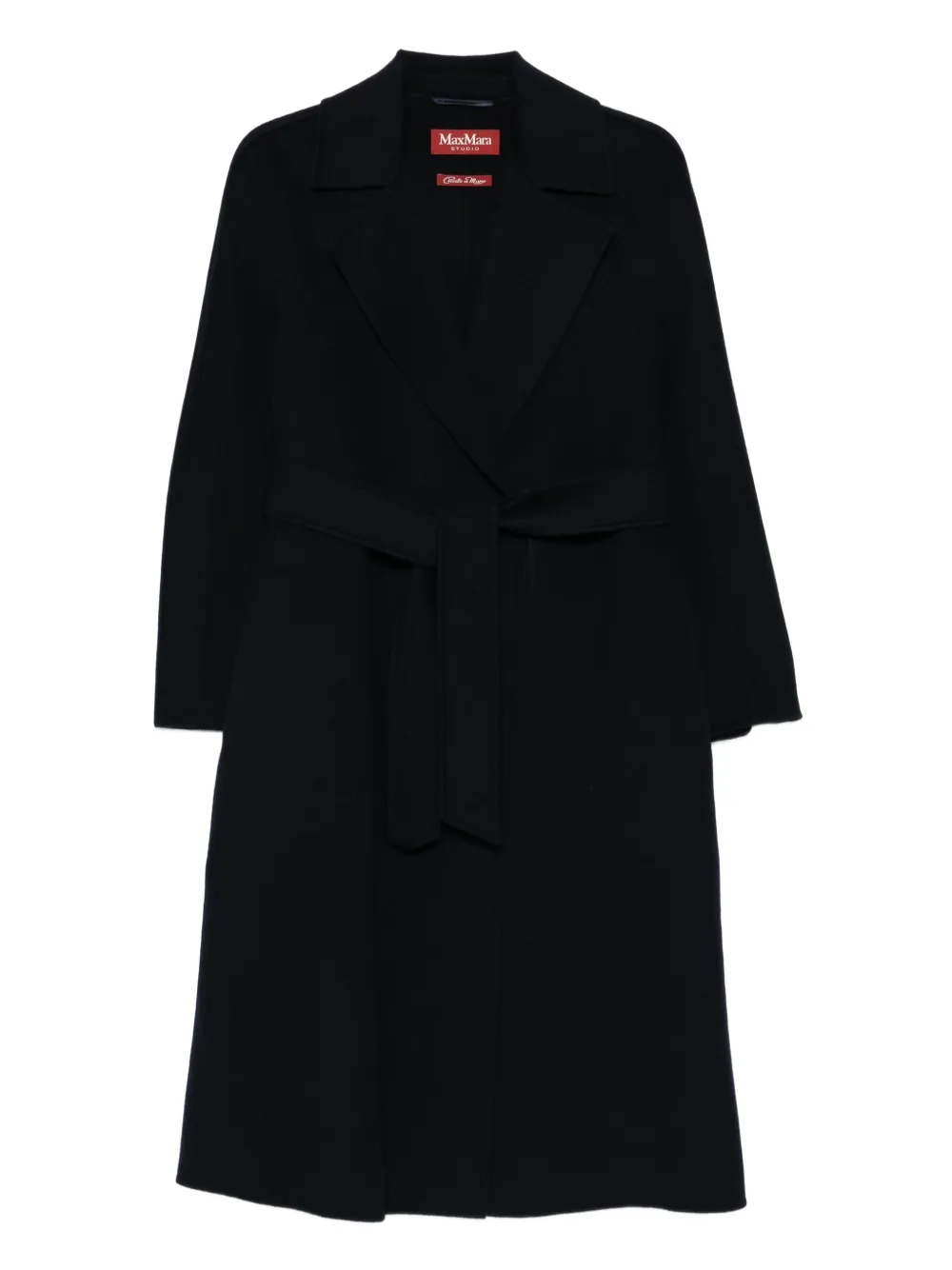 Max Mara Cappotto Mstcles con cintura - Blu