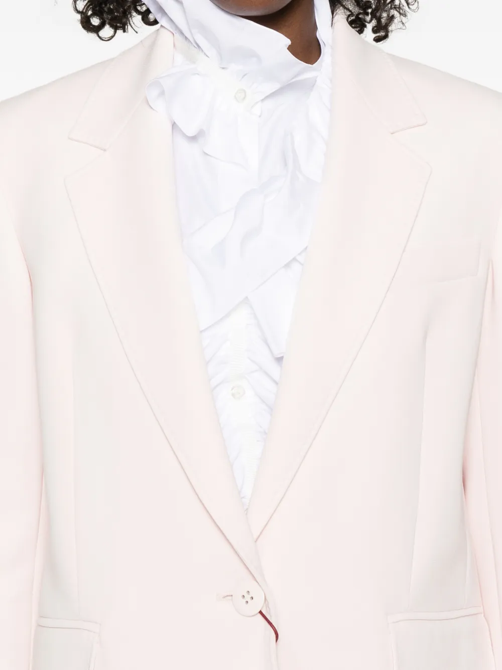 Max Mara Mstbosco blazer met zak Roze