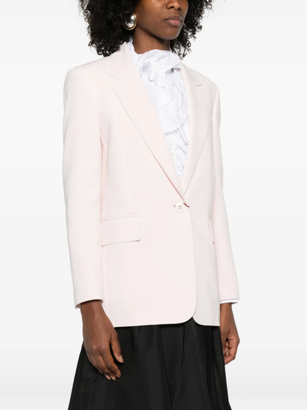 Max Mara Mstbosco blazer met zak Roze