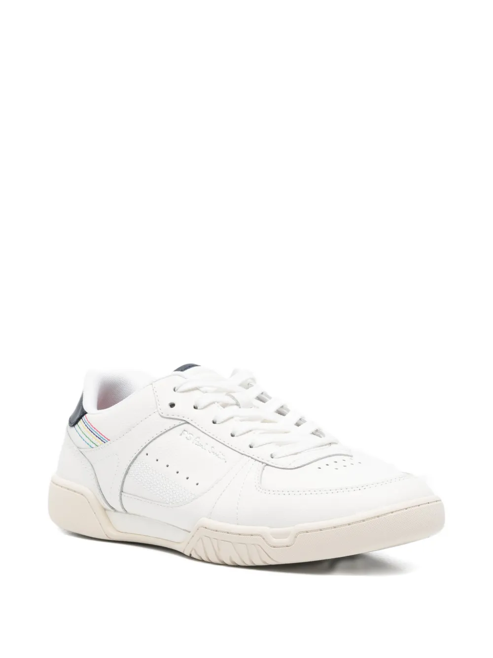PS Paul Smith Geperforeerde leren sneakers Wit