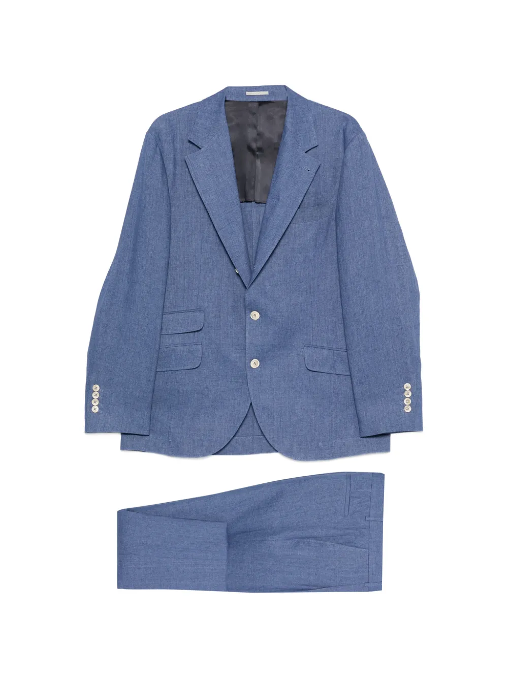 Brunello Cucinelli linen suit - Blu