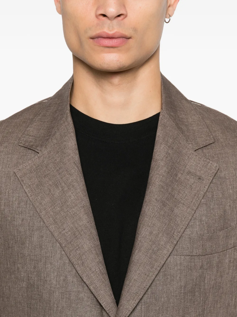 Brunello Cucinelli Jack met knopen Bruin