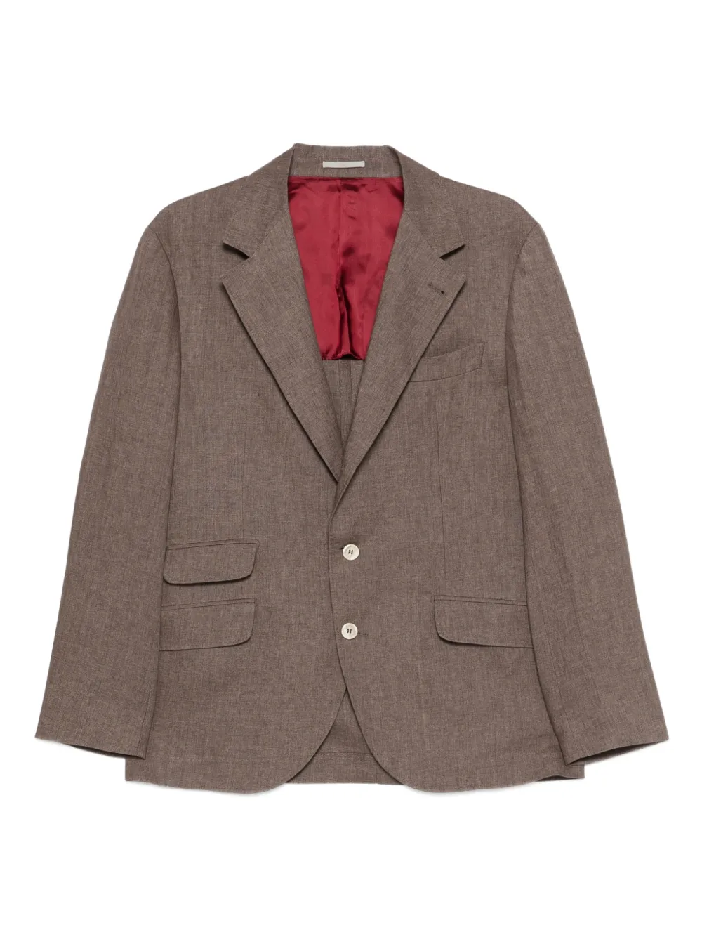Brunello Cucinelli button jacket - Marrone