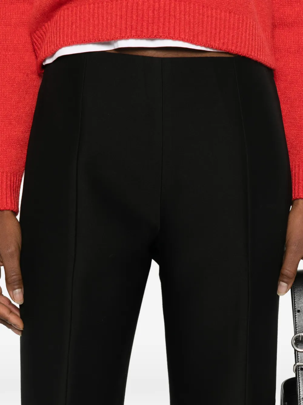 TOTEME Geribbelde broek Zwart