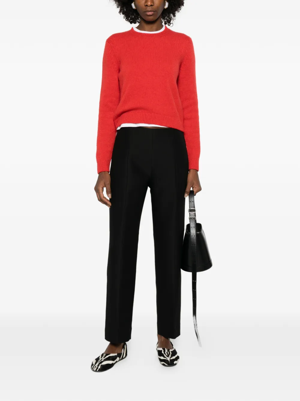 TOTEME seamed trousers - Zwart