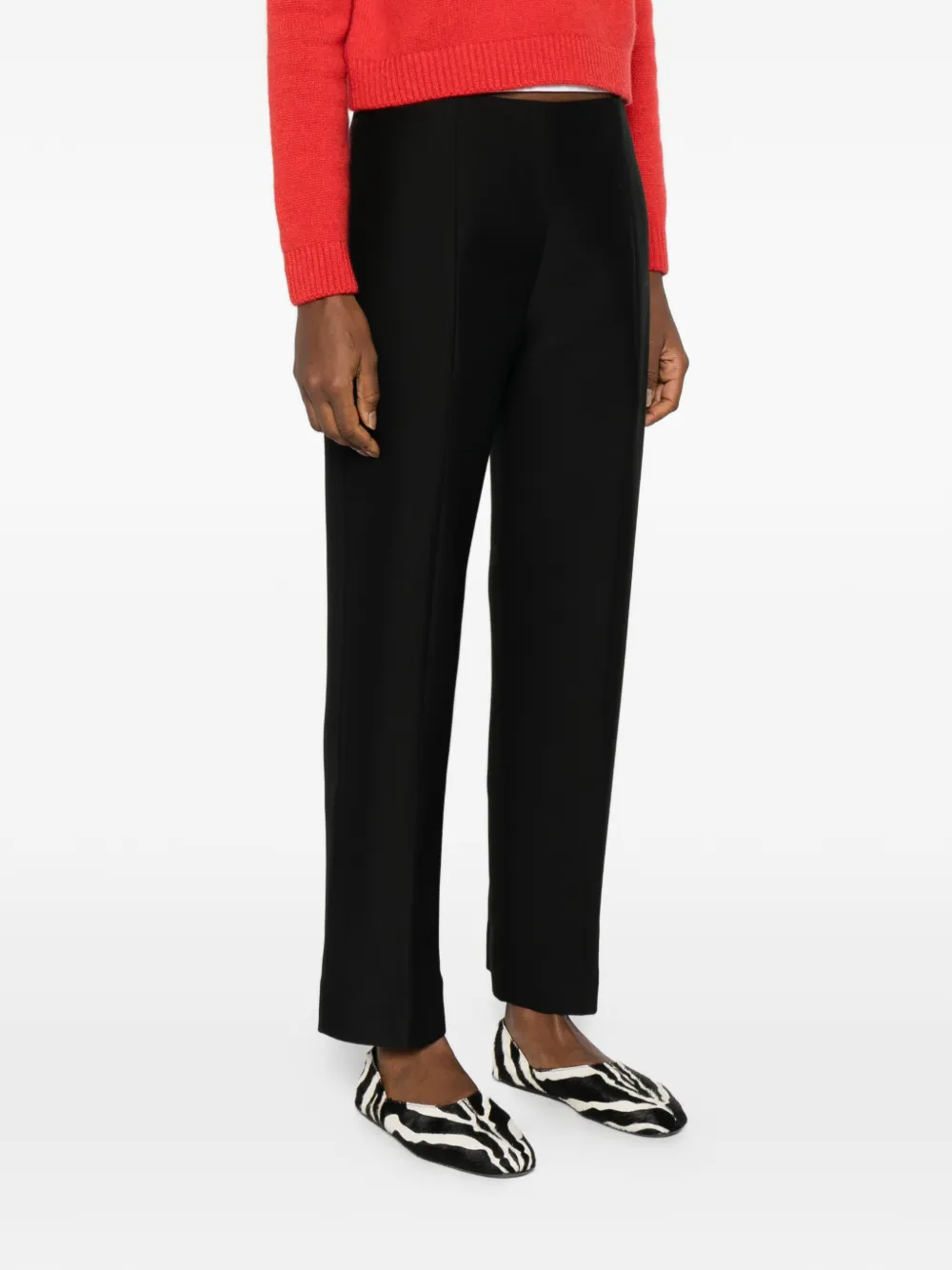TOTEME Geribbelde broek Zwart