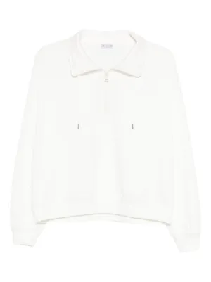 Brunello Cucinelli ストライプ ポロトップ | グリーン | FARFETCH JP