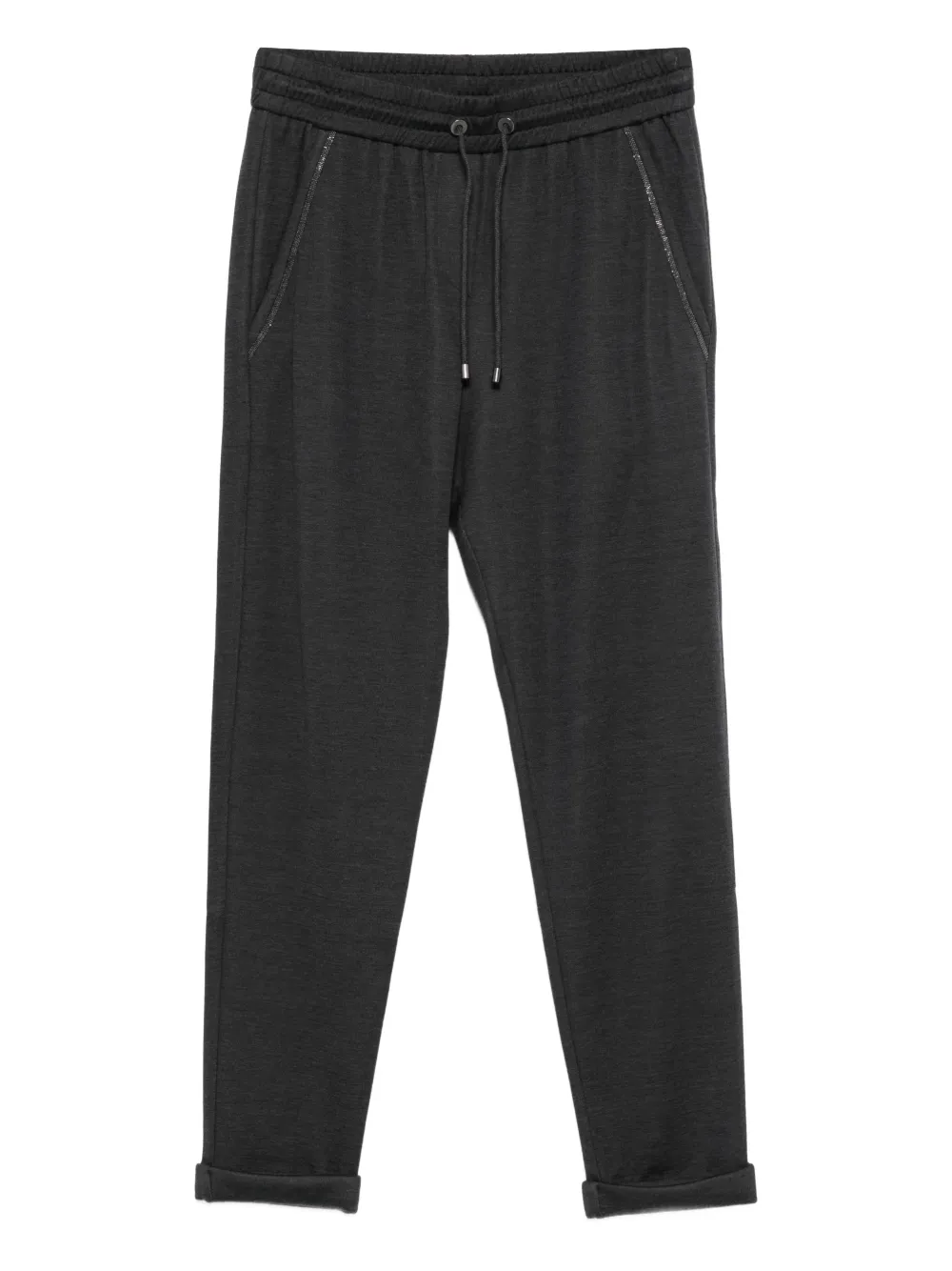 Brunello Cucinelli drawstring track pants - Grau