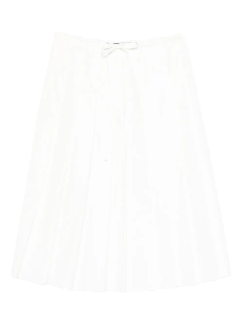 Prada pleated midi skirt - Weiß