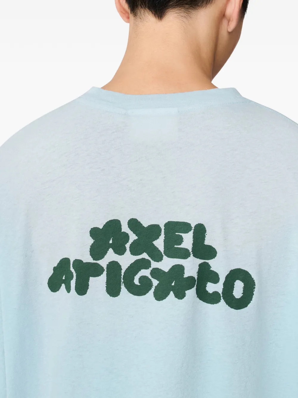 Axel Arigato Bubble Reverse T-shirt Blauw