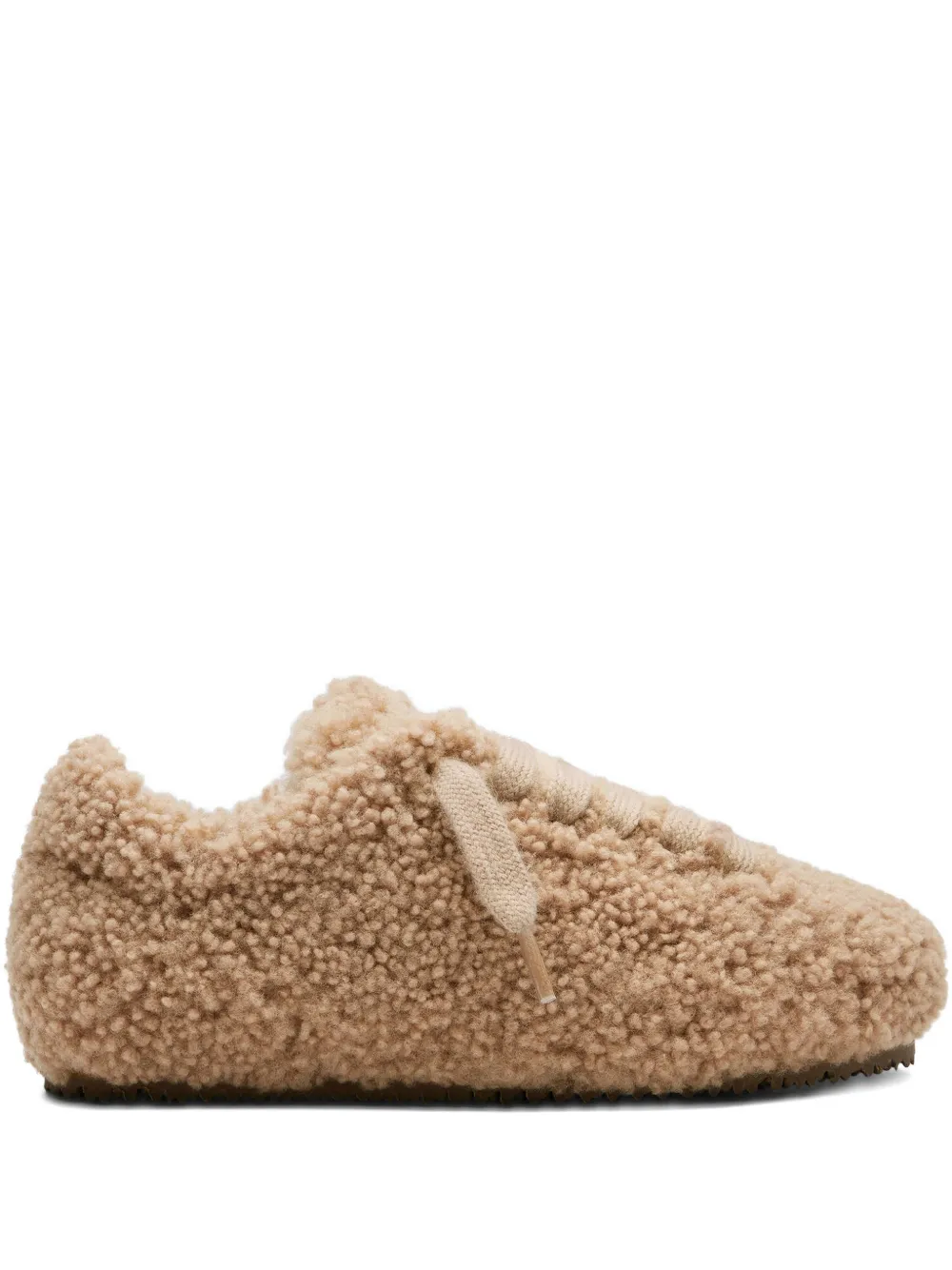 Axel Arigato Tact shearling-effect sneakers | Neutrals | Image 1
