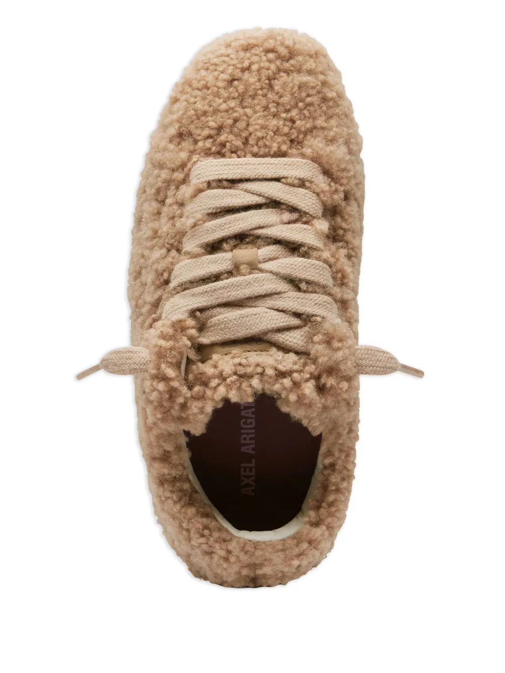 Axel Arigato Tact sneakers met lammy-effect Beige