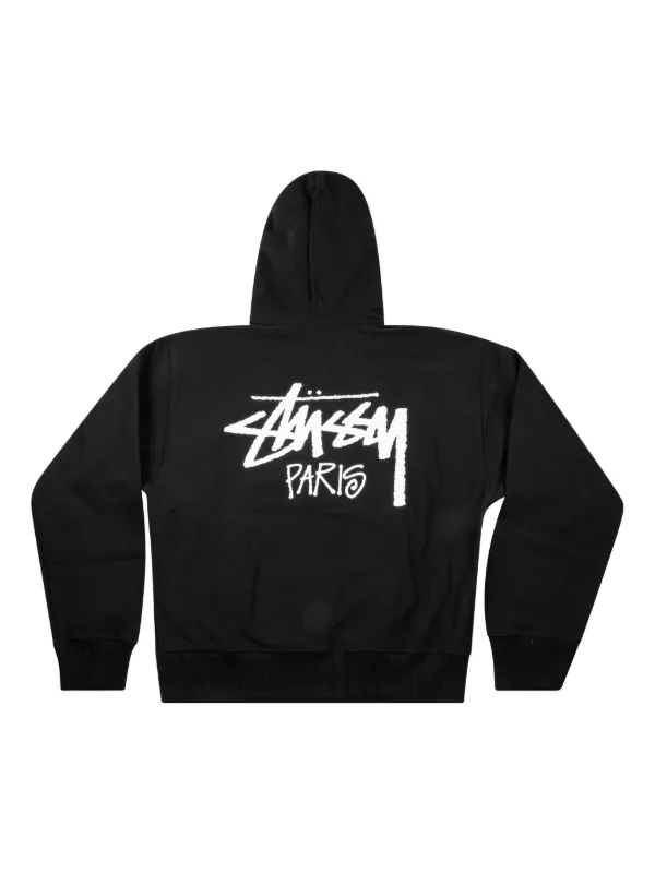 stussy Paris パリ ストゥーシー パーカー Sサイズ ブラック 黒 Stüssy Paris Hoodie | Black | FARFETCH