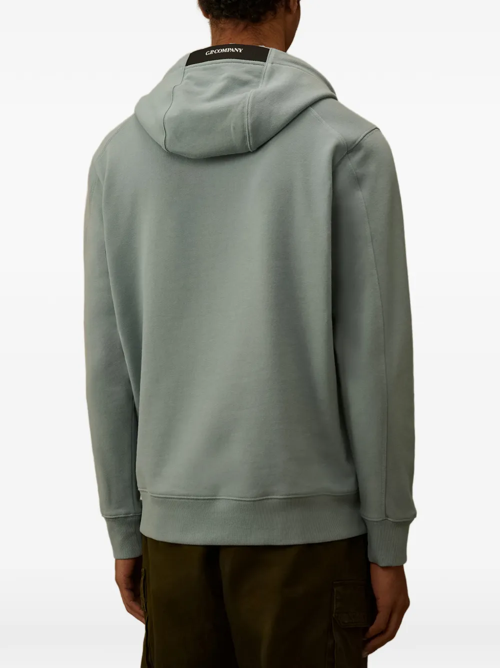 C.P. Company Hoodie met logopatch Blauw