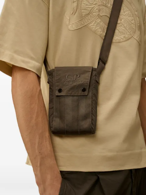 C.P. Company logo-embroidered messenger bag