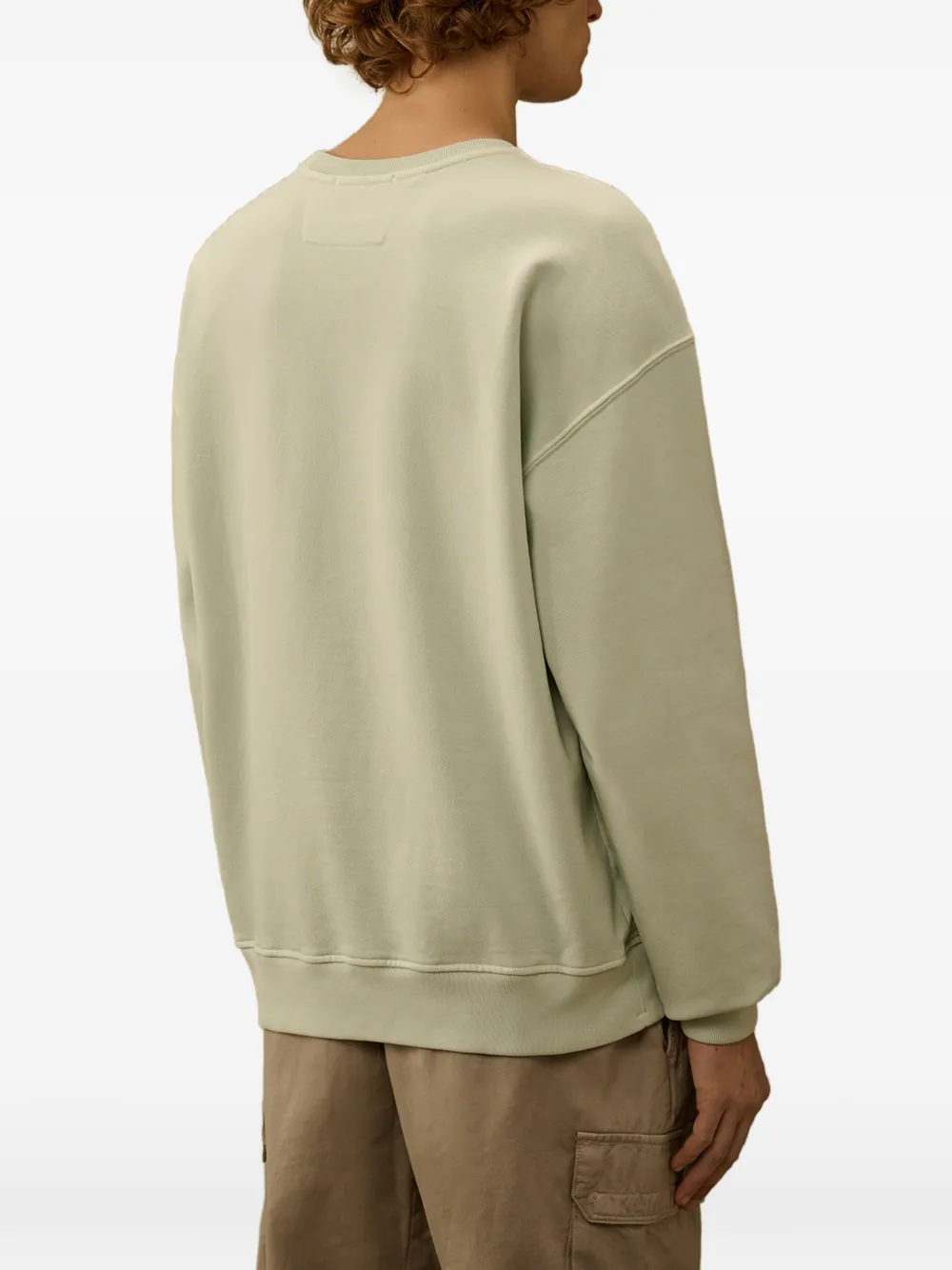 C.P. Company Sweater met logo Groen