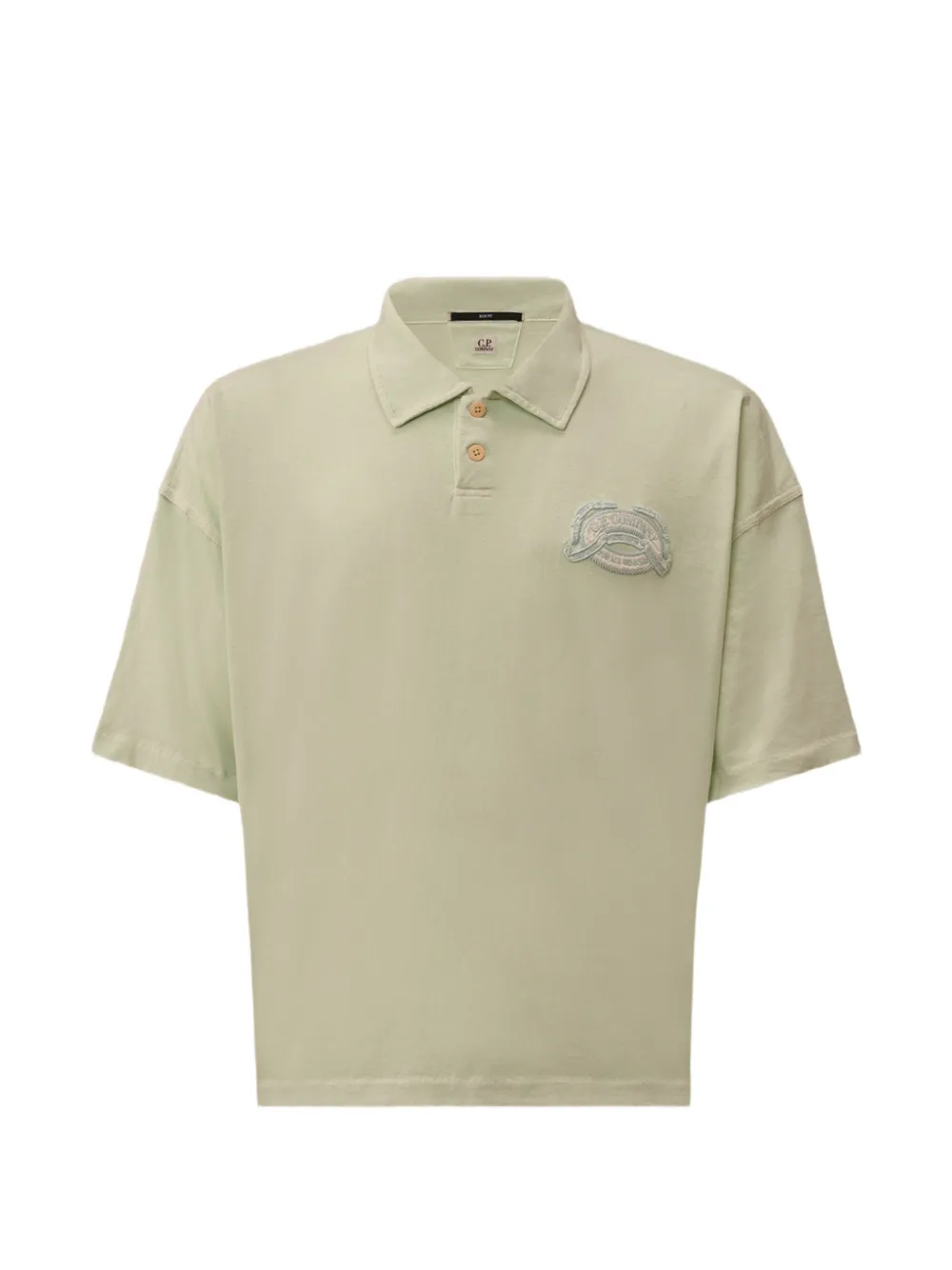 C.P. Company Poloshirt mit Logo-Stickerei - Grün