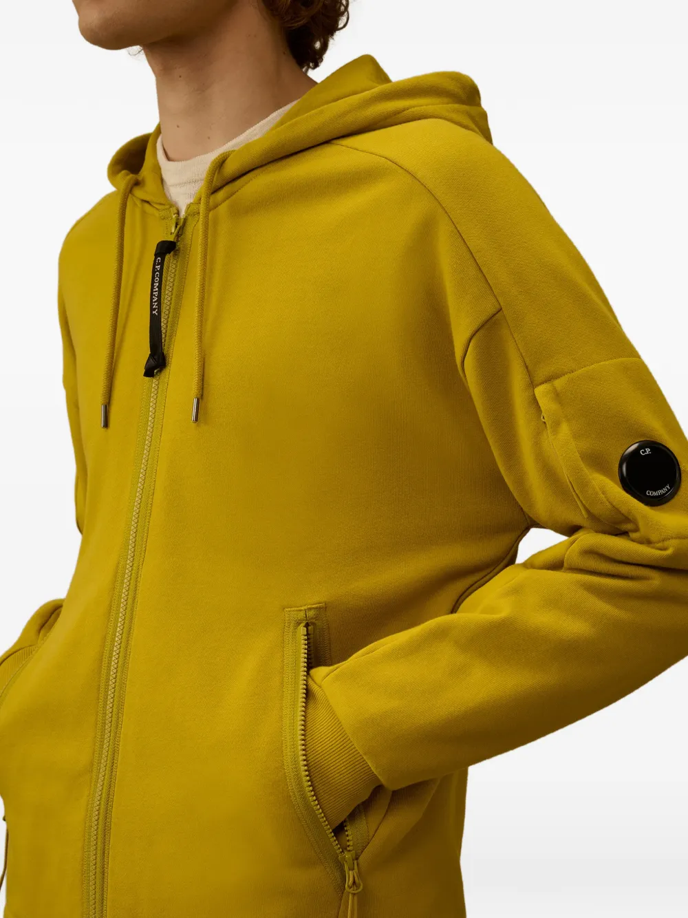 C.P. Company ジップアップ パーカー | イエロー | FARFETCH JP