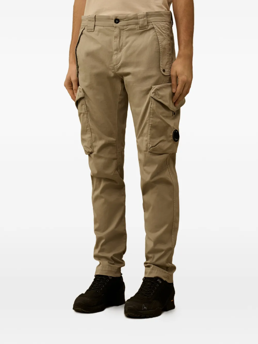 C.P. Company Broek met cargo zak Beige